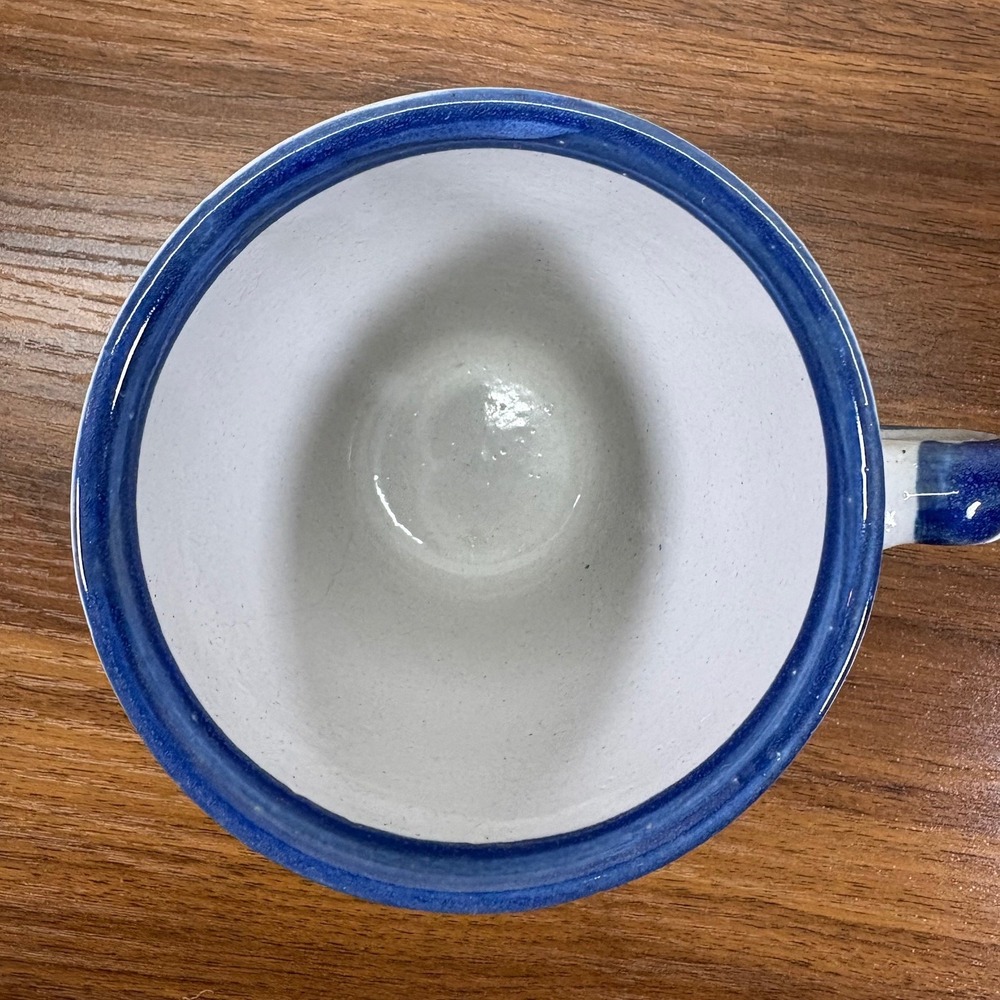 Louisville Stoneware Cornflower Tea Cup and Saucer Hand Painted - Picture 6 of 10